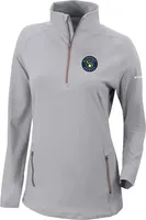 Columbia Women's Milwaukee Brewers Omni-Wick Outward Nine 1/4 Zip Pullover