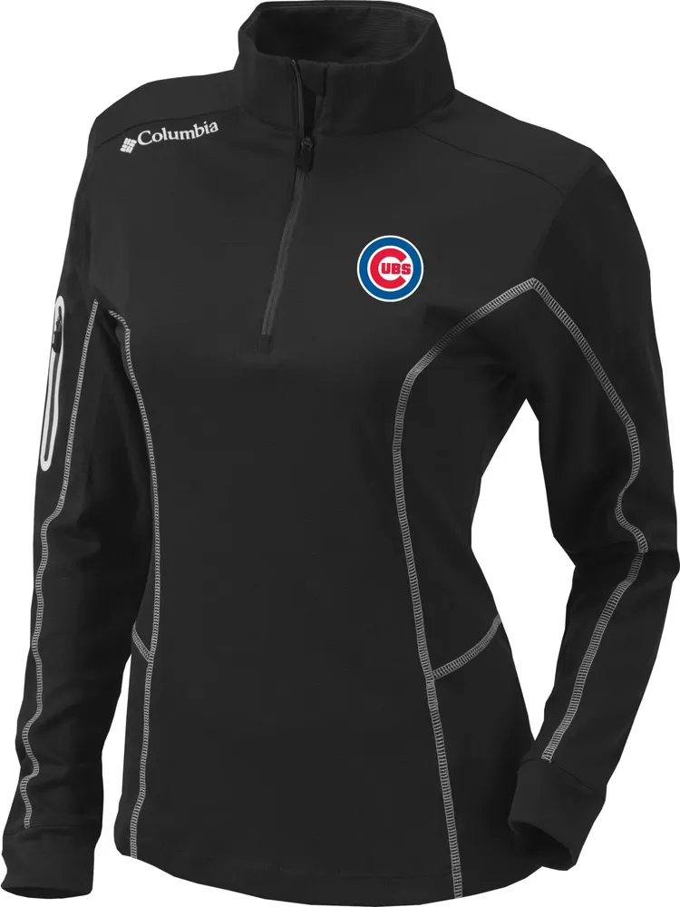 Columbia Women's Chicago Cubs Omni-Wick Shotgun 1/4 Zip Pullover