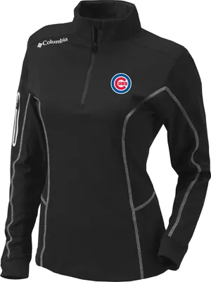 Columbia Women's Chicago Cubs Omni-Wick Shotgun 1/4 Zip Pullover