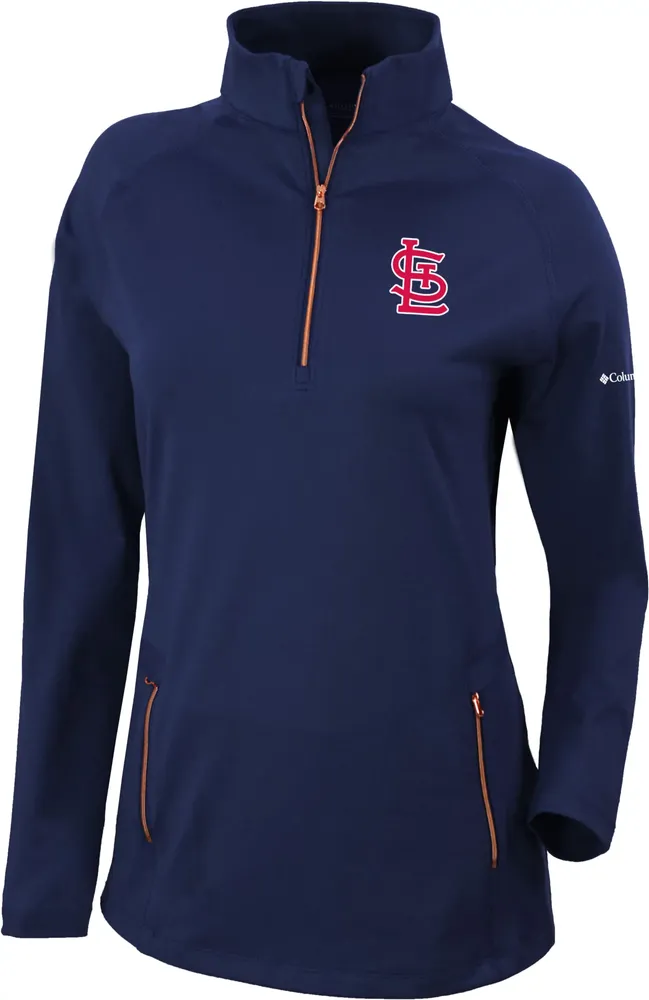 Columbia Women's St. Louis Cardinals Omni-Wick Outward Nine 1/4 Zip Pullover