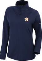 Columbia Women's Houston Astros Omni-Wick Outward Nine 1/4 Zip Pullover