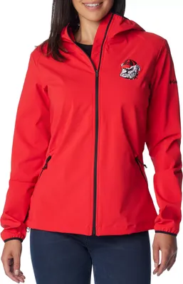 Columbia Women's Georgia Bulldogs Red Canyon Full Zip Jacket