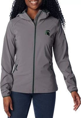 Columbia Women's Michigan State Spartans Grey Canyon Full Zip Jacket