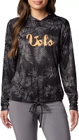 Columbia Women's Tennessee Volunteers Black Summerdry Printed Long Sleeve Hoodie