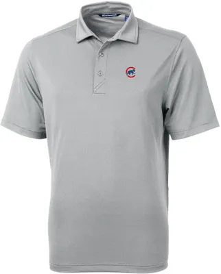 Cutter & Buck Men's Chicago Cubs Polished Virtue Eco Pique Polo