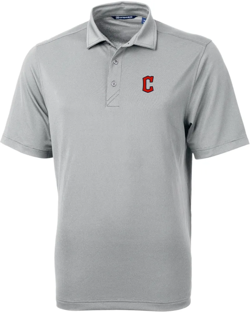 Cutter & Buck Men's Cleveland Guardians Polished Virtue Eco Pique Polo