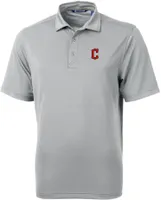 Cutter & Buck Men's Cleveland Guardians Polished Virtue Eco Pique Polo