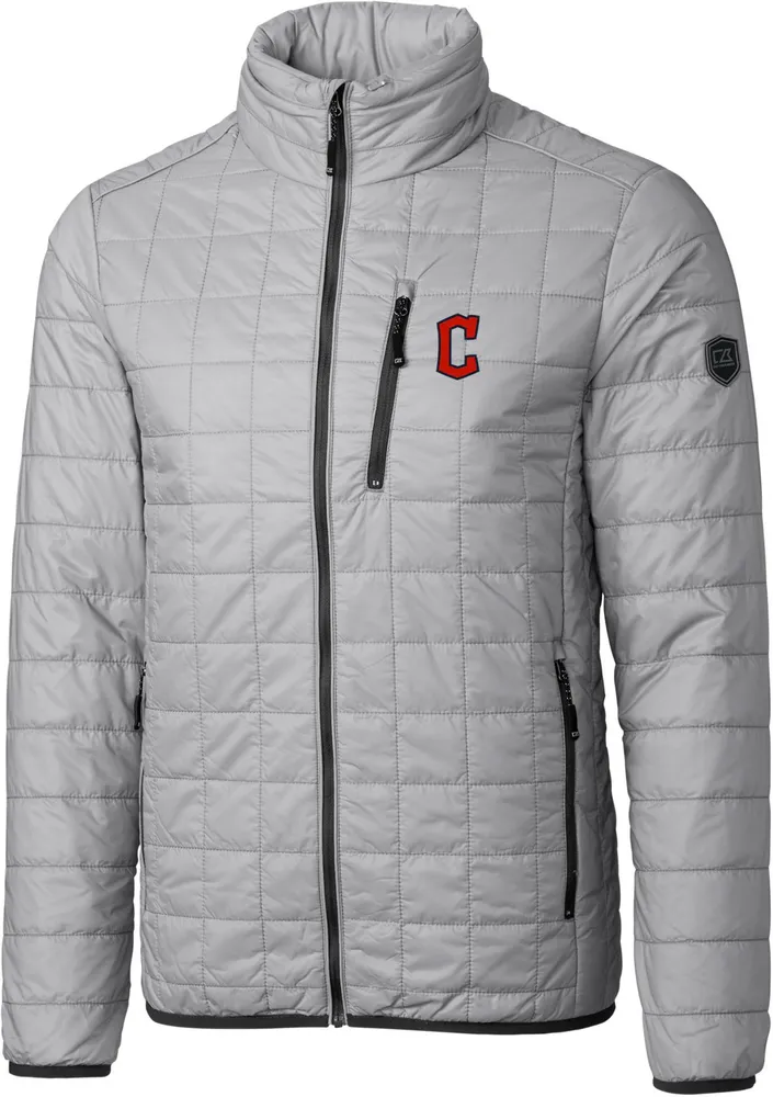 Cutter & Buck Men's Cleveland Guardians Eco Insulated Full Zip Puffer Jacket