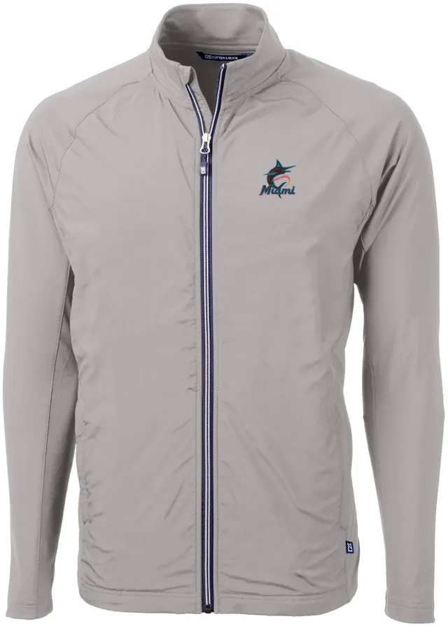 Dick's Sporting Goods Cutter & Buck Women's Miami Marlins Black Eco Knit  Hybrid Full Zip Jacket