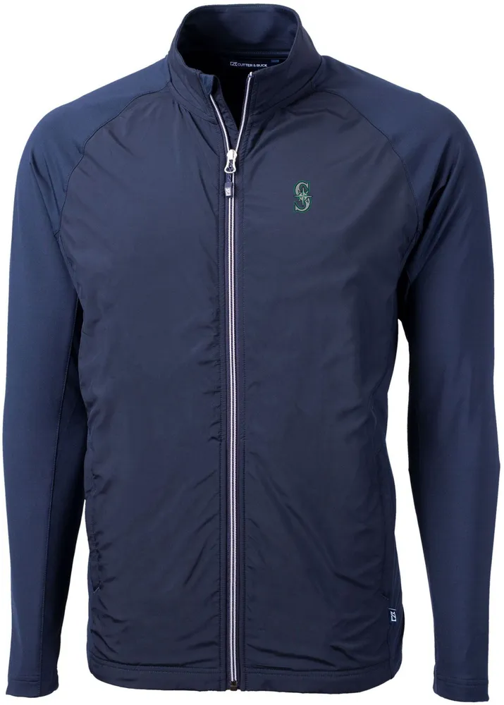 Cutter & Buck Women's Seattle Mariners Blue Eco Full Zip Jacket