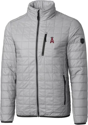 Cutter & Buck Men's Los Angeles Angels Eco Insulated Full Zip Puffer Jacket