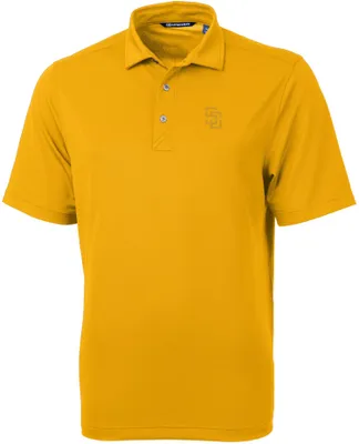 Cutter & Buck Men's San Diego Padres Gold Virtue Eco Pique Polo