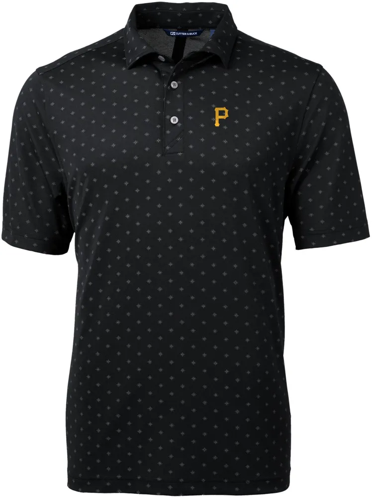 Cutter & Buck Men's Pittsburgh Pirates Virtue Eco Pique Tile Print Polo