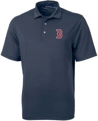 Cutter & Buck Men's Boston Red Sox Virtue Eco Pique Polo