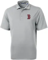 Cutter & Buck Men's Boston Red Sox Polished Virtue Eco Pique Polo