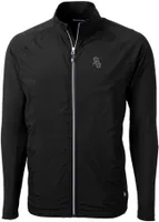 Cutter & Buck Men's Chicago White Sox Black Eco Knit Hybrid Jacket