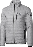 Cutter & Buck Men's New York Yankees Eco Insulated Full Zip Puffer Jacket