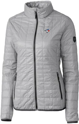 Cutter & Buck Women's Toronto Blue Jays Polished PrimaLoft® Eco Insulated Full Zip Puffer Jacket