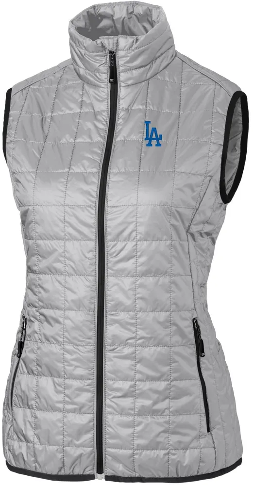 Cutter & Buck Women's  Los Angeles Dodgers Polished Eco Insulated Full Zip Vest