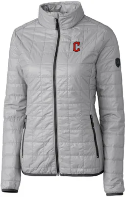 Cutter & Buck Women's Cleveland Guardians Eco Insulated Full Zip Puffer Jacket