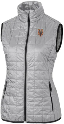 Cutter & Buck Women's  New York Mets Polished Eco Insulated Full Zip Vest