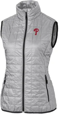 Cutter & Buck Women's  Philadelphia Phillies Polished Eco Insulated Full Zip Vest