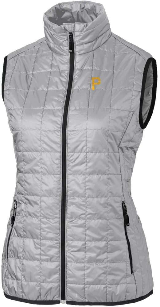 Cutter & Buck Women's  Pittsburgh Pirates Polished Eco Insulated Full Zip Vest