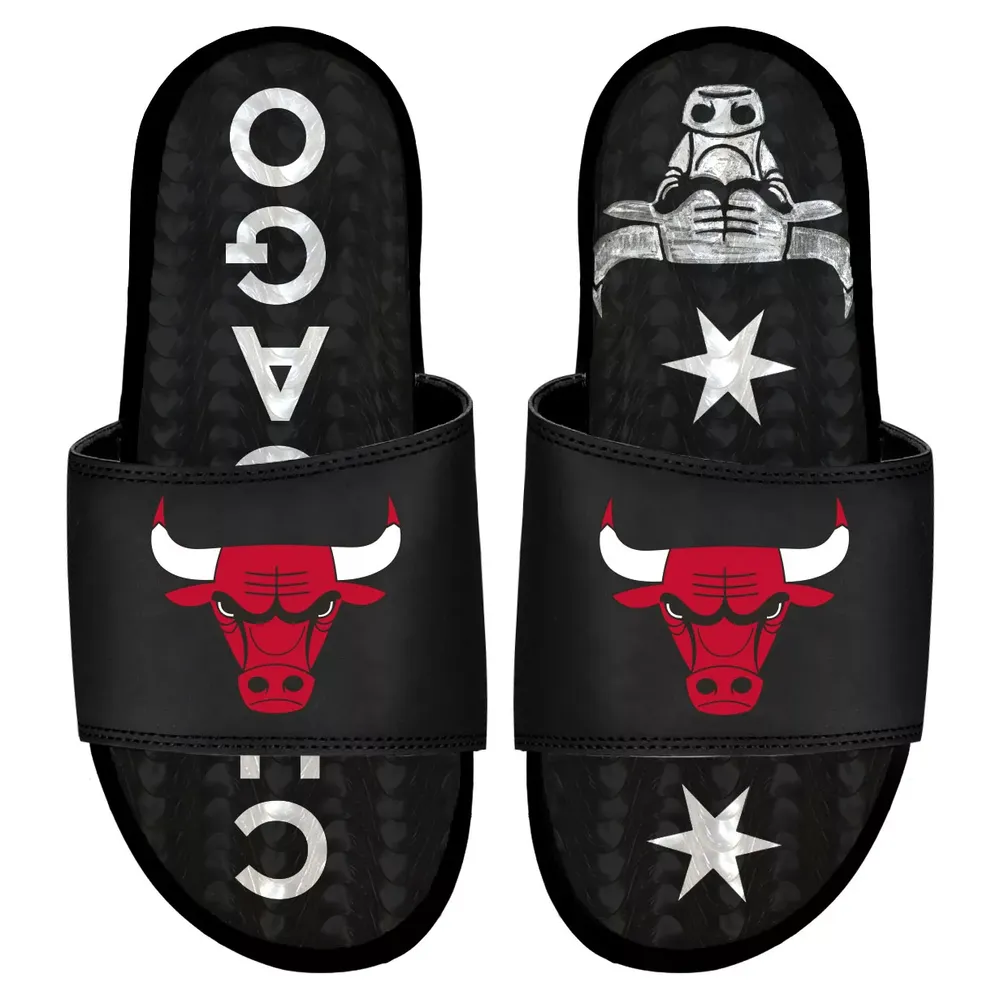 Islide 2023-24 City Edition Chicago Bulls Gel Slides