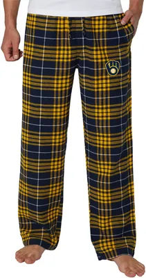 College Concepts Men's Milwaukee Brewers Navy Sleep Pants