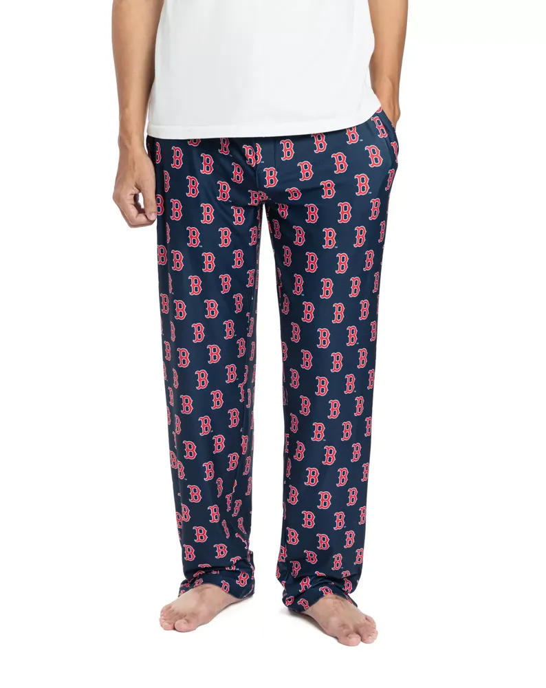 College Concepts Men's Boston Red Sox Navy All Over Print Pants