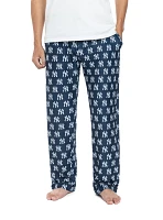 College Concepts Men's New York Yankees Navy All Over Print Pants