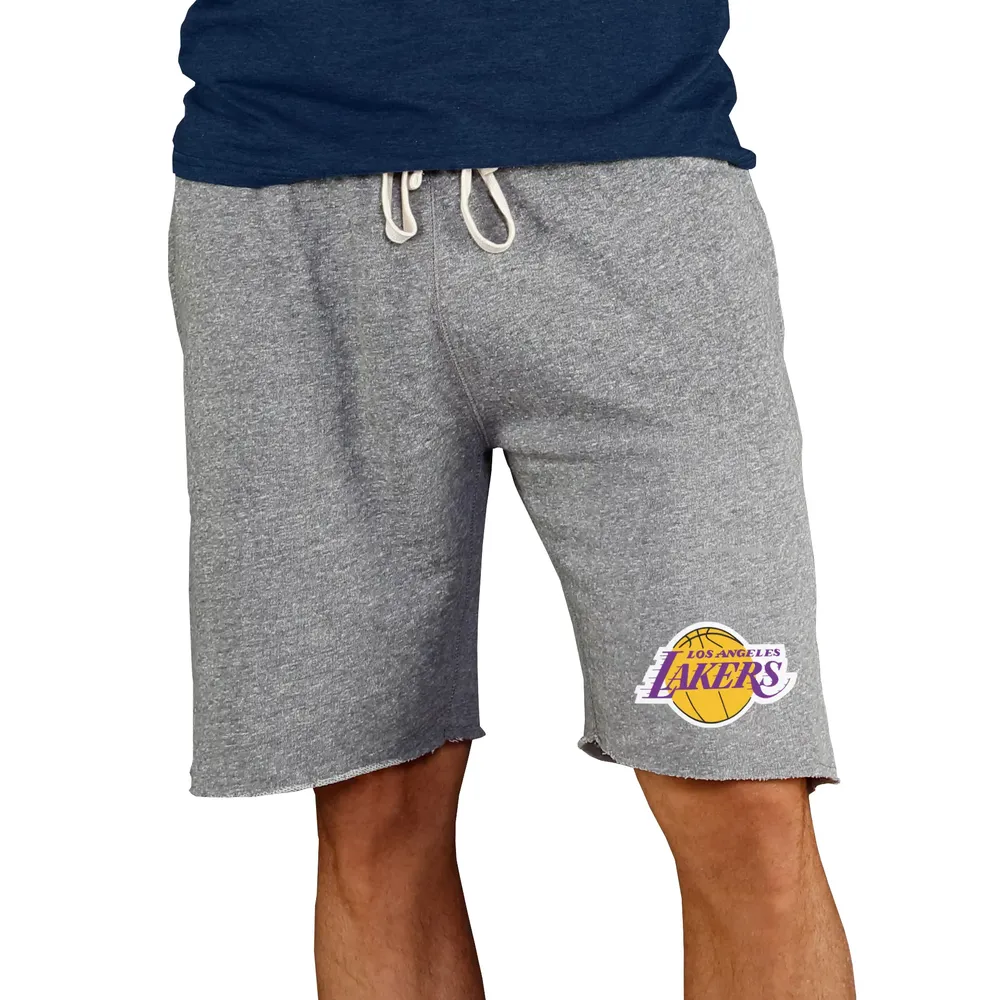 College Concepts Men's Los Angeles Lakers Grey Mainstream Shorts