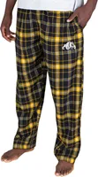 College Concepts Men's Bowie State Bulldogs Black Concord Flannel Pants