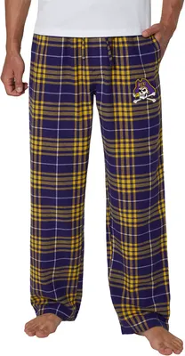 College Concepts Men's East Carolina Pirates Purple Concord Flannel Pants