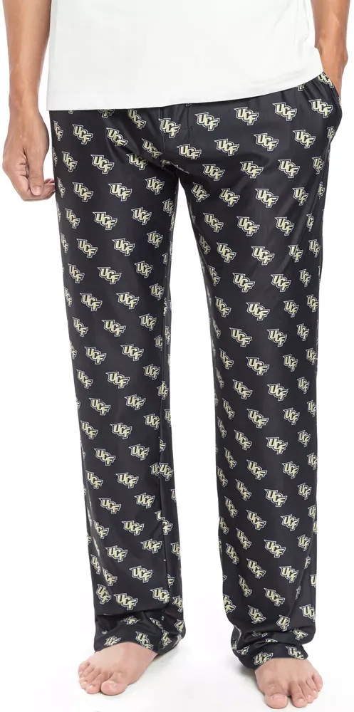 College Concepts Men's UCF Knights Black Gauge Knit Fleece Pants