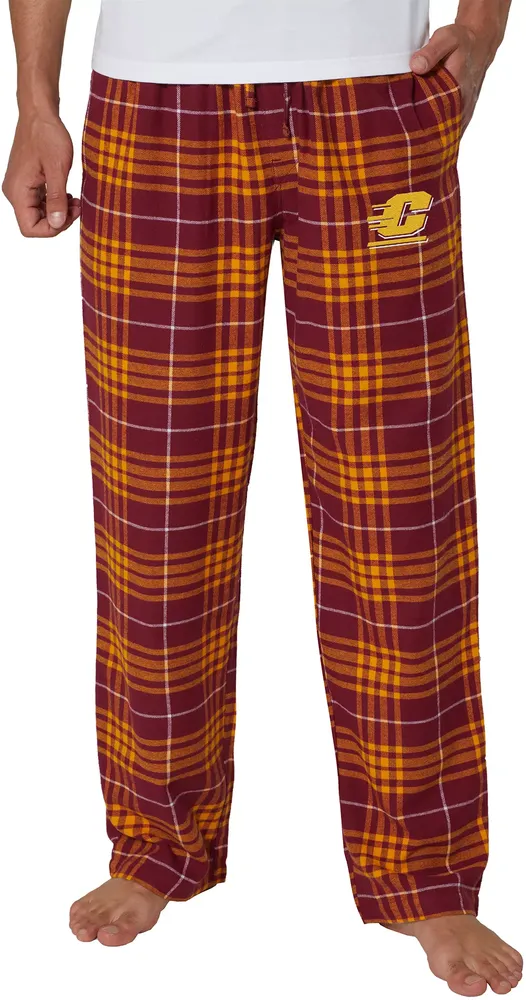 Dick's Sporting Goods College Concepts Men's Central Michigan Chippewas  Maroon Concord Flannel Pants