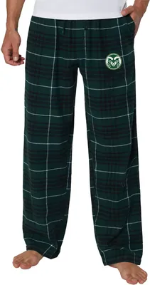 College Concepts Men's Colorado State Rams Green Concord Flannel Pants