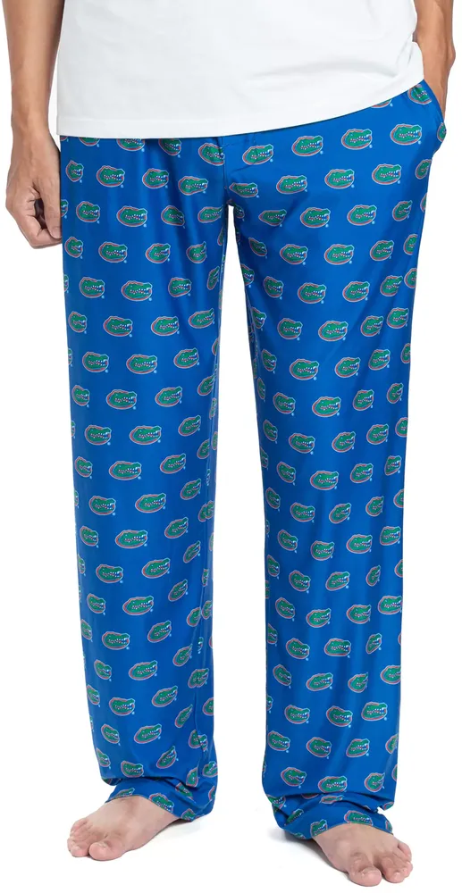 College Concepts Men's Florida Gators Blue Gauge Knit Fleece Pants