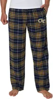 College Concepts Men's Georgia Tech Yellow Jackets Navy Concord Flannel Pants