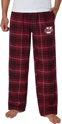 College Concepts Men's UMass Minutemen Maroon Concord Flannel Pants