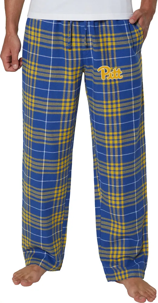 College Concepts Men's Pitt Panthers Blue Concord Flannel Pants