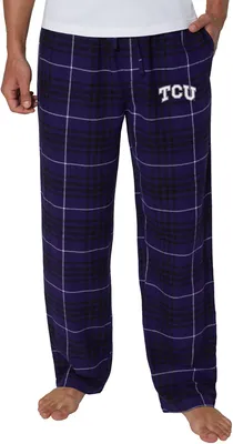 College Concepts Men's TCU Horned Frogs Purple Concord Flannel Pants