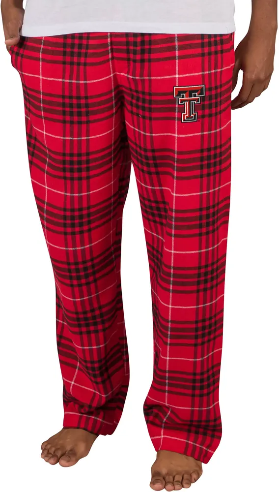 College Concepts Men's Texas Tech Red Raiders Concord Flannel Pants