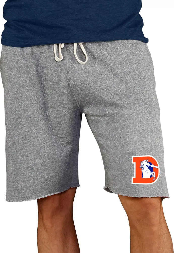 Concepts Sport Men's Denver Broncos Mainstream Terry Grey Shorts