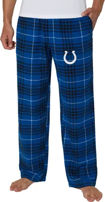 Concepts Sport Men's Indianapolis Colts Concord Blue Flannel Pants