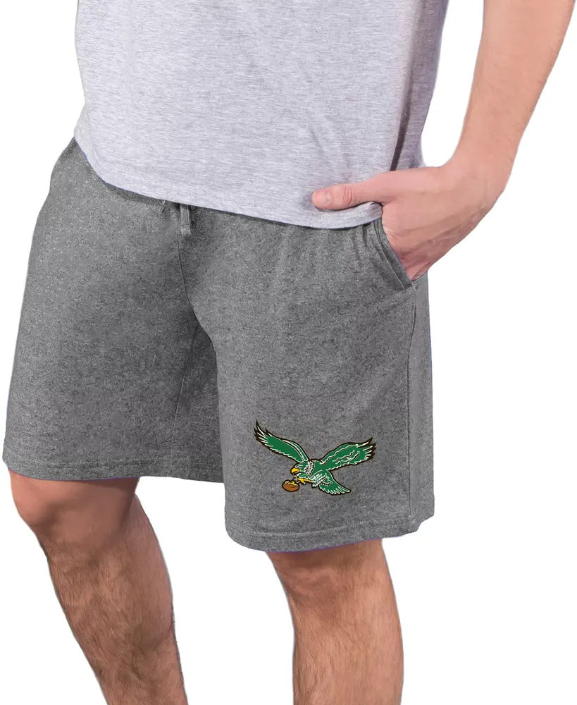 Concepts Sport Men's Philadelphia Eagles Mainstream Terry Grey Shorts