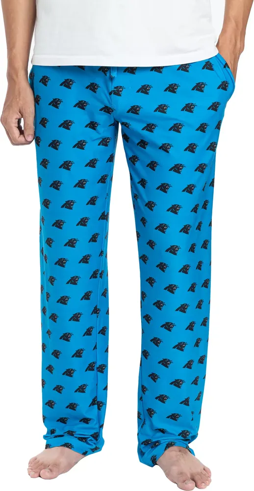 Concepts Sport Men's Carolina Panthers Gauge Blue All-Over-Print Pants