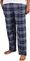 Concepts Sport Men's Tennessee Titans Concord Navy Flannel Pants