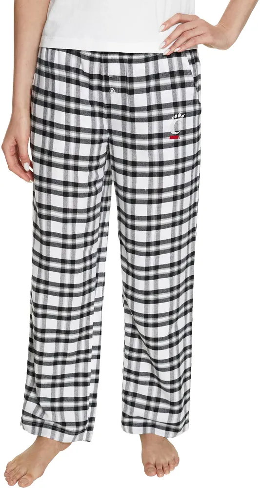 College Concepts Women's Cincinnati Bearcats Black/Red Sienna Flannel Pants