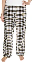 College Concepts Women's Vanderbilt Commodores Black/Gold Sienna Flannel Pants